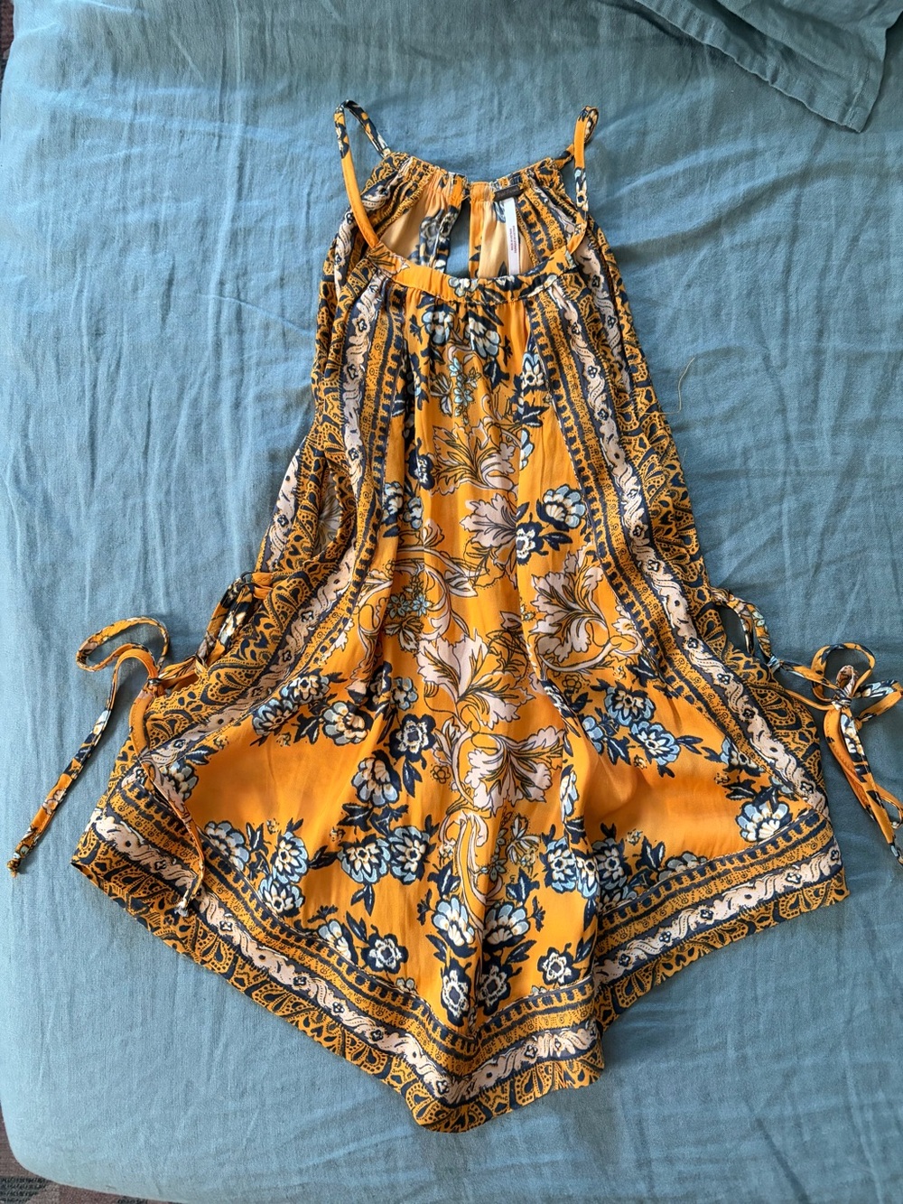 Free People Yellow Floral Camisole